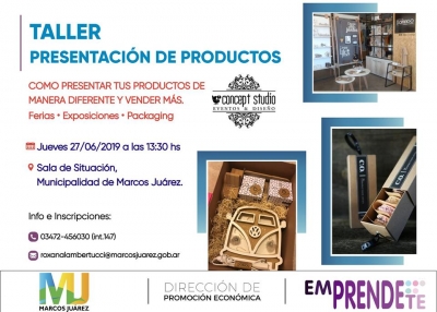 Taller de Capacitación &quot;Presentación de Productos&quot;